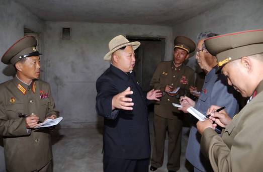 Nhà lãnh đạo Triều Tiên Kim Jong-Un vẫn duy trì chính sách thù địch với Mỹ (Nguồn: KCNA)