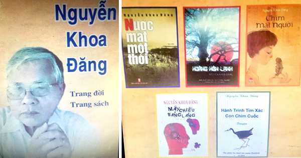 Một số tác phẩm của nhà văn Nguyễn Khoa Đăng