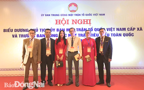 Đoàn đại biểu tỉnh Đồng Nai tham dự hội nghị. (ảnh: Đặng Thắm)